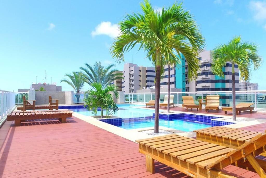 Apartamento Jatiuca - Jtr - Beira Mar - Maceio المظهر الخارجي الصورة